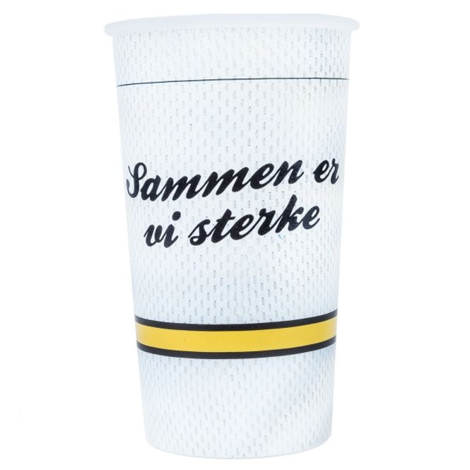 Hovedbilde Plastkopp med 'Sammen er vi sterke'