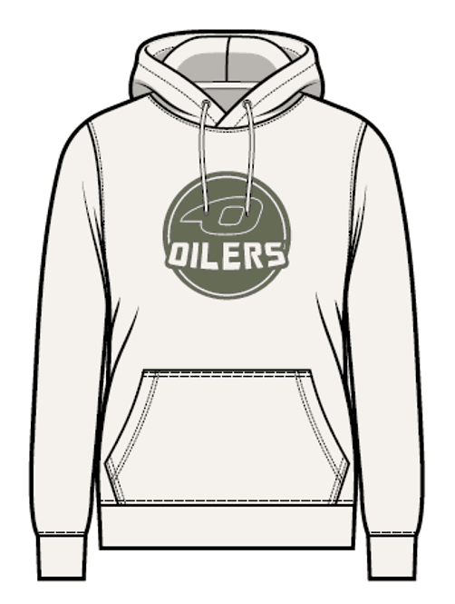 Hovedbilde Hettegenser Oilers Off-White - Dame