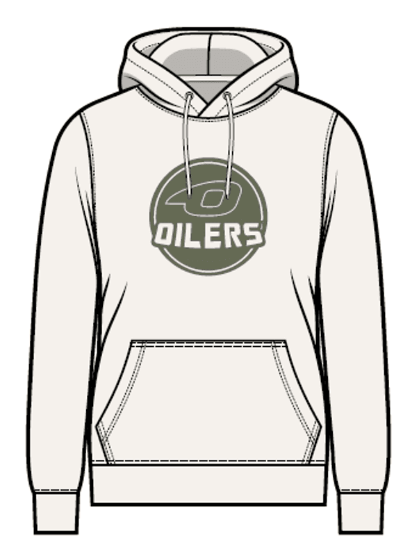 Hettegenser Oilers Off-White - Dame