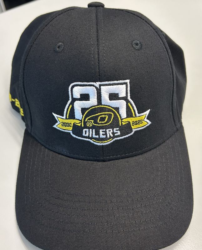 Curved caps med 25-års jubileumslogo - barn